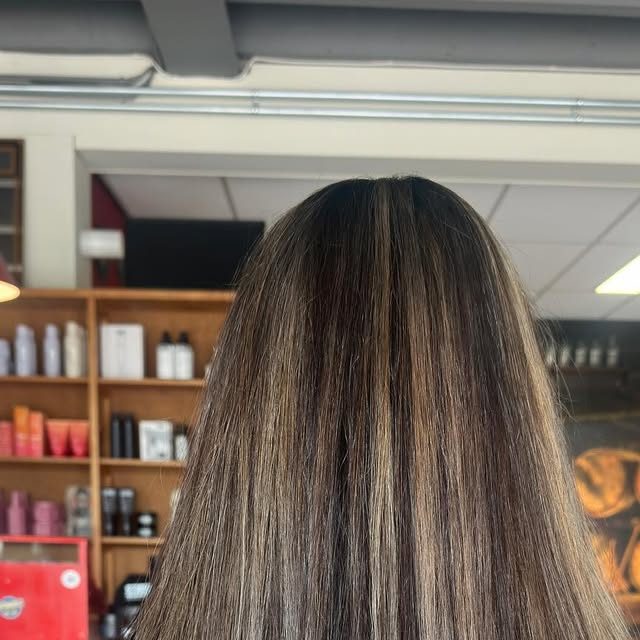 High- en lowlights in blond